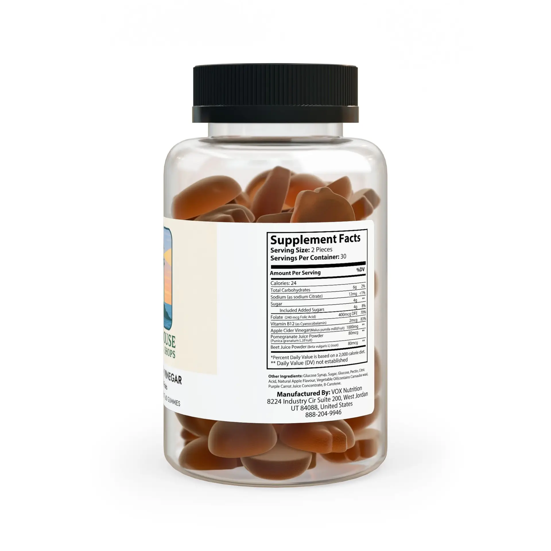 Apple Cider Vinegar Gummies (60 Gummies) - Image 3